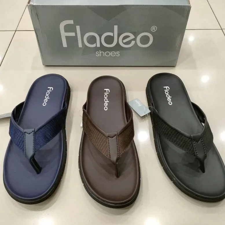 Promo!! Sandal Fladeo Japit Bahan Kulit Original Sandal Pria Dewasa Sandal Pria Keren 2023
