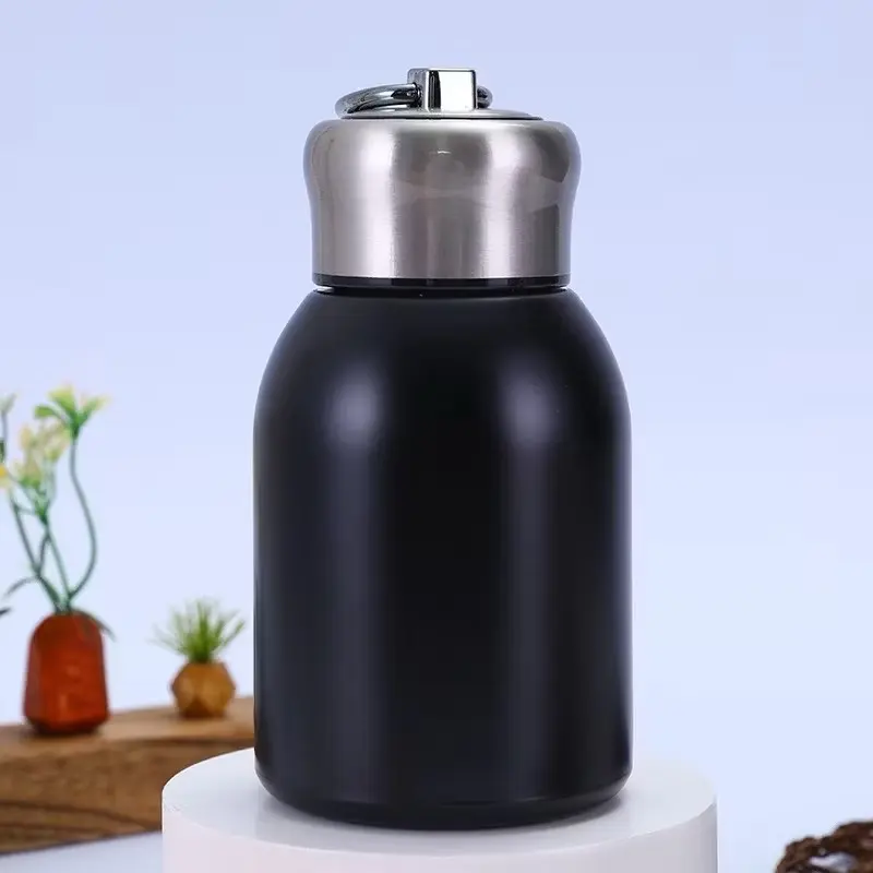 BOTOL MINUM TERMOSS | TERMOS MINI | tahan panas dan dingin 300 ml Baja Stainless Steel Vacuum 4