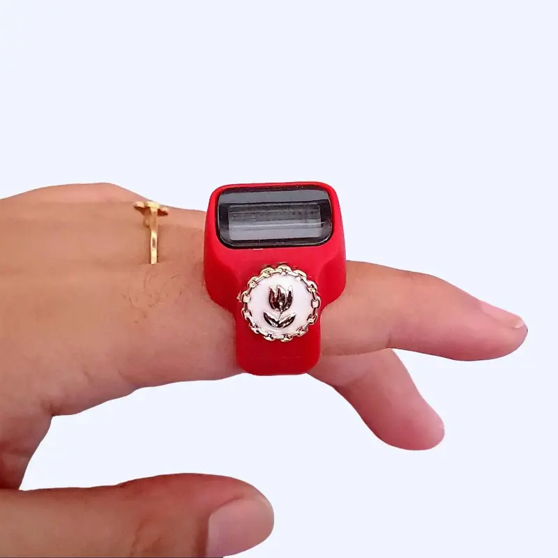 Tasbih Cincin dzikir Digital LED Muslim Motif Cantik Model Terbaru - Mudah Digunakan 3