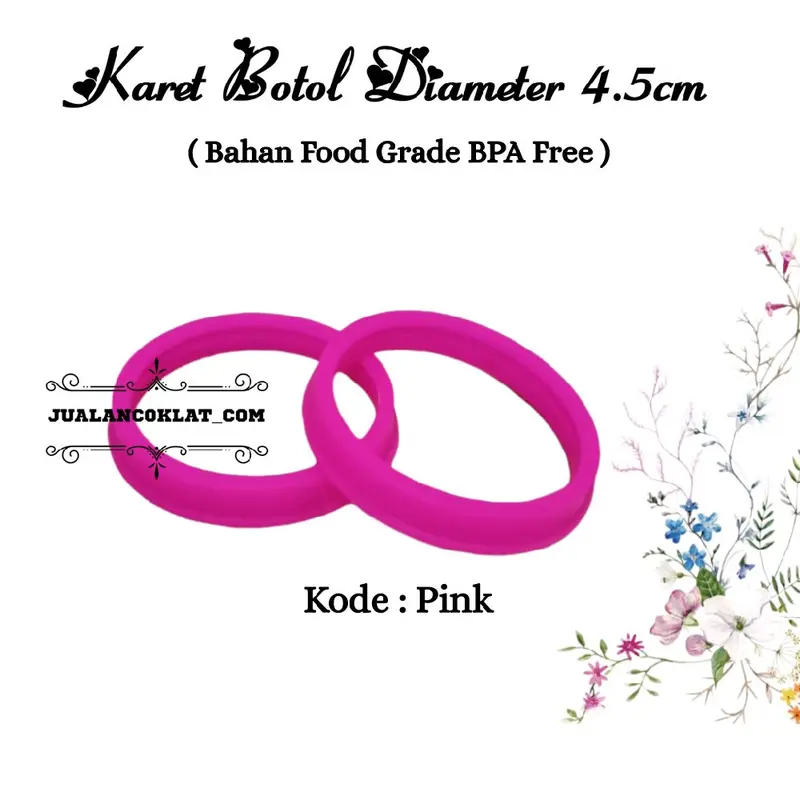Karet Botol Minum Bioglass Mini 500ml & 600ml ukuran diameter 4,5cm 1