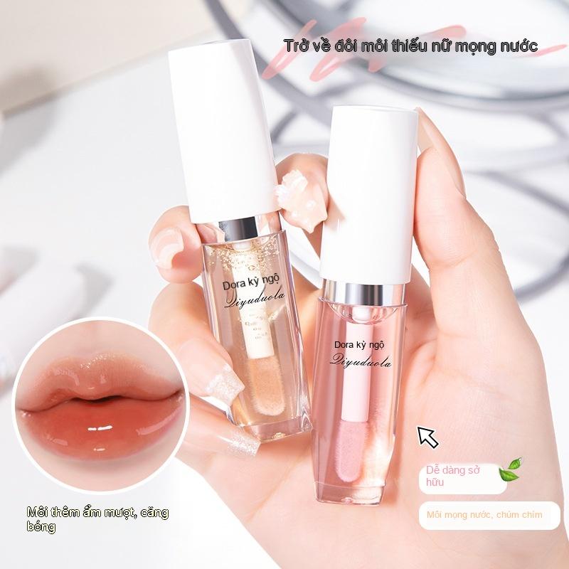  Dưỡng ẩm môi trong suốt căng mọng son dưỡng ẩm chống khô nứt làm mờ rãnh môi son thay đổi màu sắc tinh chất dầu dưỡng môi 