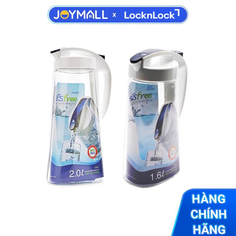 Bình nước nhựa LocknLock One Touch ABF631 1.6L, ABF632 2L, Hàng chính hãng, nhựa PP - JoyMall