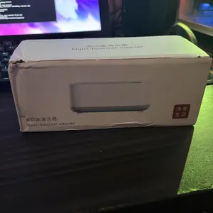 Sankeshu Pembersih Kacamata Perhiasan Ultrasonic Cleaning Washer Machine 45000 Hz Mesin Pembersih Cepat & Mudah Menggunakan USB Membersihkan Air Listrik untuk Kacamata Perhiasan Jam Makeup Gigi Tiruan Logam