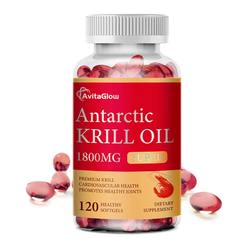 Minyak Krill Antartika 1800mg Meningkatkan kesehatan sendi Kelainan Indeks Mati rasa pada anggota badan Suplemen Pusing Tinitus, mudah tersinggung 4