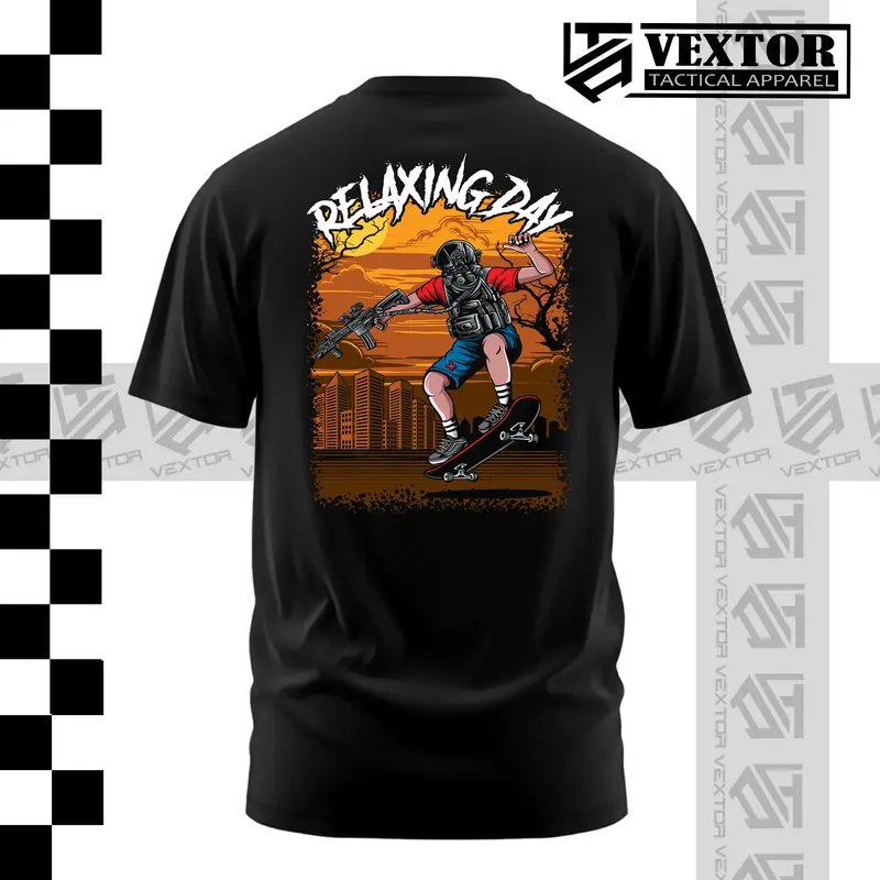 Baju Kaos Tactical Relaxing Day 0
