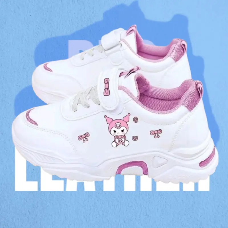 SEPATU SNEAKERS ANAK MOTIF KUROMI PITA SIZE 26-35 SEPATU ANAK PEREMPUAN TK SD TERBARU 1