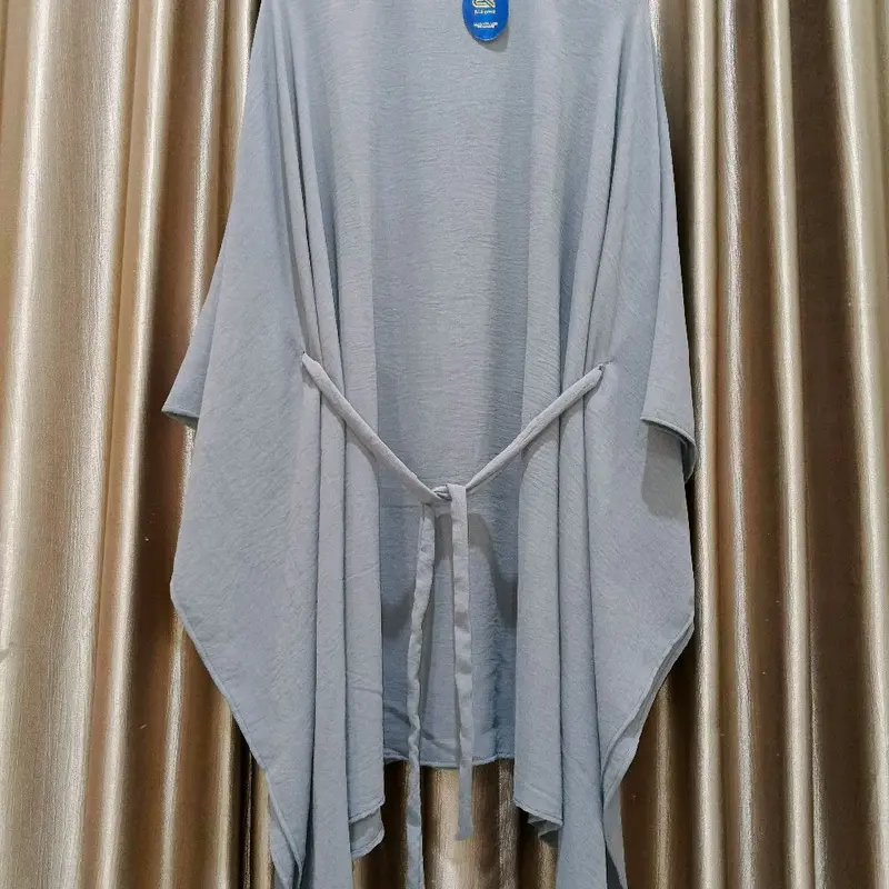 Kaftan tunik sahara original tunica Outfit kondangan & lebarana kekinian terbaru/Baju muslim wanita/Atasan Lowo/simpel elegan Gamis Crinkle hijab Airflow  Syari Mewah Simple Dewasa Remaja Pesta 6