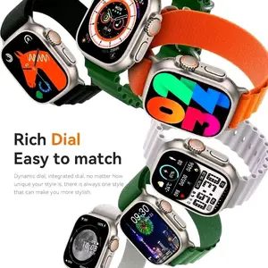FLASH'SALE PROMO Jam Tangan Pintar Android Smartwatch Series 8'Ultra DIGITAL Tahan Air Bluetooth Kompatibel Ponsel Berkualitas untuk Anak Pria Wanita Dewasa Terlaris Rich Dial Easy to Match