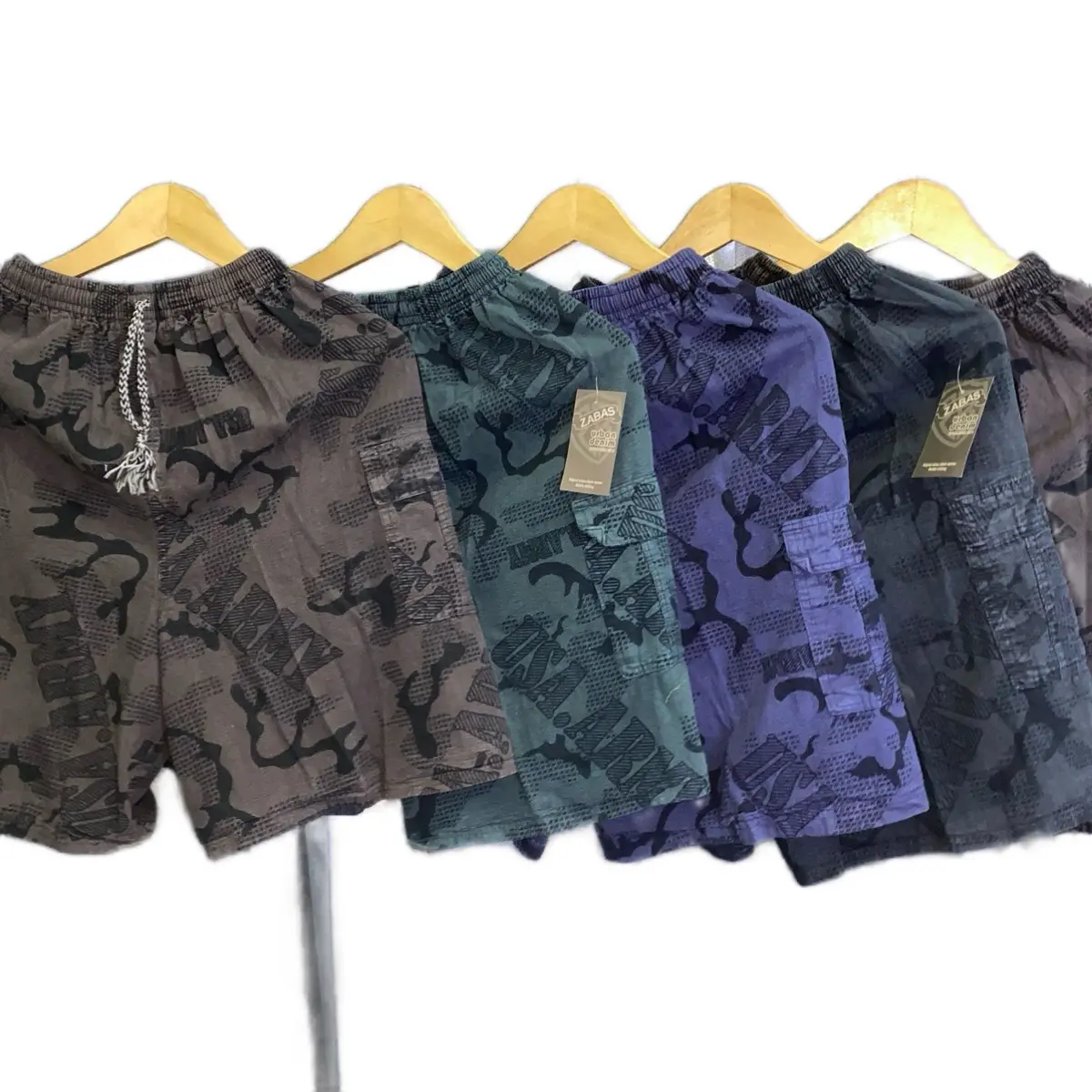Celana Cargo Pendek Pria Motif Doreng Geometris Shorts Surfing Katun Panjang Santai Distro Hitam Boxer Dewasa Nyaman Tebal Twill Pantai
