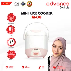 【Exclusive Sheinaabdat】G-06 Rice Cooker Elektrik Penanak Nasi Multifungsi 0.6 L Garansi Resmi 1 Tahun Bisa COD Magic com listrik