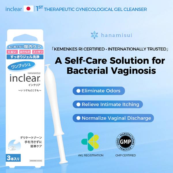 Inclear Gel Pembersih Kewanitaan – Atasi Gatal & Bau Tak Sedap | 100% Resmi & Original Jepang - 1 Pcs
