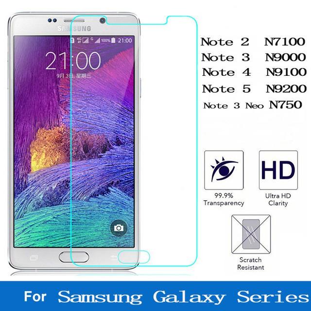 Bảo Vệ Màn Hình Điện Thoại, Kính Cường Lực Samsung Galaxy Note 2 3 4 5 FE 9H 0.26mm