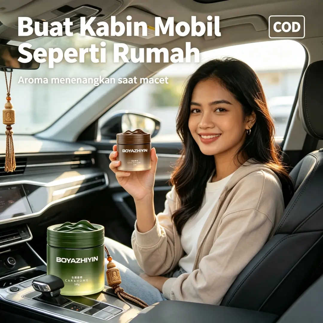 Pewangi Mobil Teh Premium Kemasan 100g Aroma Teh Hijau Premium Tahan Lama Bebas Alkohol Tanaman Alami Cocok untuk Ibu Rumah Tangga Modern untuk Mobil Suv dan Ruangan 100g Pilihan Premium Mewah Elegan Modern (COD)