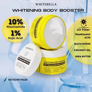 (DOSTING BPOM 250gr) Whitening Body Booster 10% Niacinamide with UV Filter Whitebella