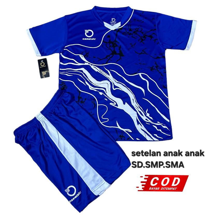 Baju olahraga Anak SD SMP SMA jersey tarkam Celana Pakaian Woven Yarn Dyed Fabric Cepat Kering Setelan Outdoor