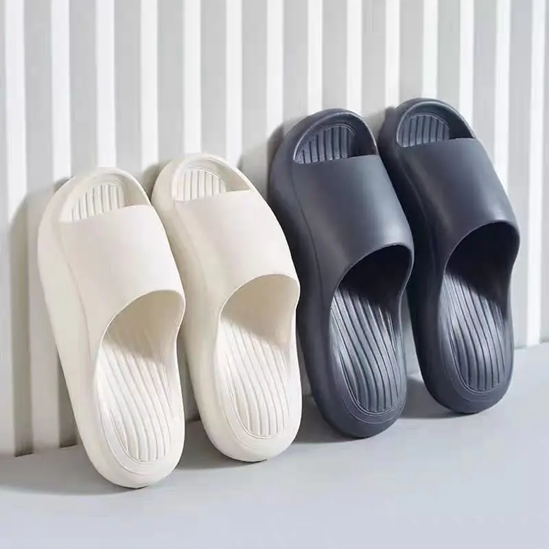 [BELI LOKAL] CHARLIE - Sendal Wanita Selop Karet Slip On Slide Jelly Sandal Santai Rumah Korean Fashion Dewasa Motif Polos 1