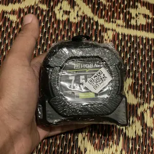 Penggaris fluorescent teknologi hitam 10m penggaris anti karat dengan pita pengukur tebal impor penggaris tahan lama dan praktis
