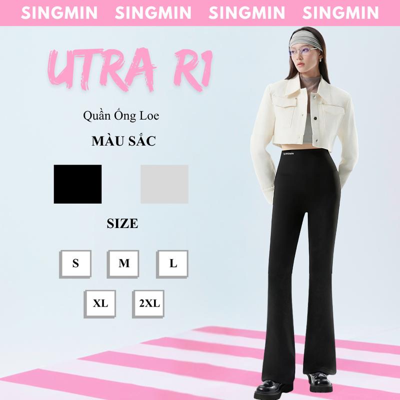 SINGMIN – Quần Legging Nữ Ống Loe Gen Bụng Nâng Mông | Chất Su Cao Cấp, Phong Cách Sang Trọng
