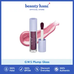 MOTHER OF PEARL G.W.S (Gleaming Wonderful Shiny) Plump Gloss – Lip Gloss MOP yang Melembapkan, Memberi Efek Plumpy & Glossy, Bibir Terlihat Lebih Plump, Ringan & Tidak Lengket