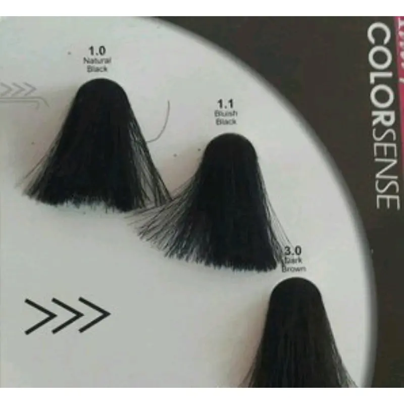 COLOR SENSE Hitam Toning / Black Colorsense Tutup Uban 3