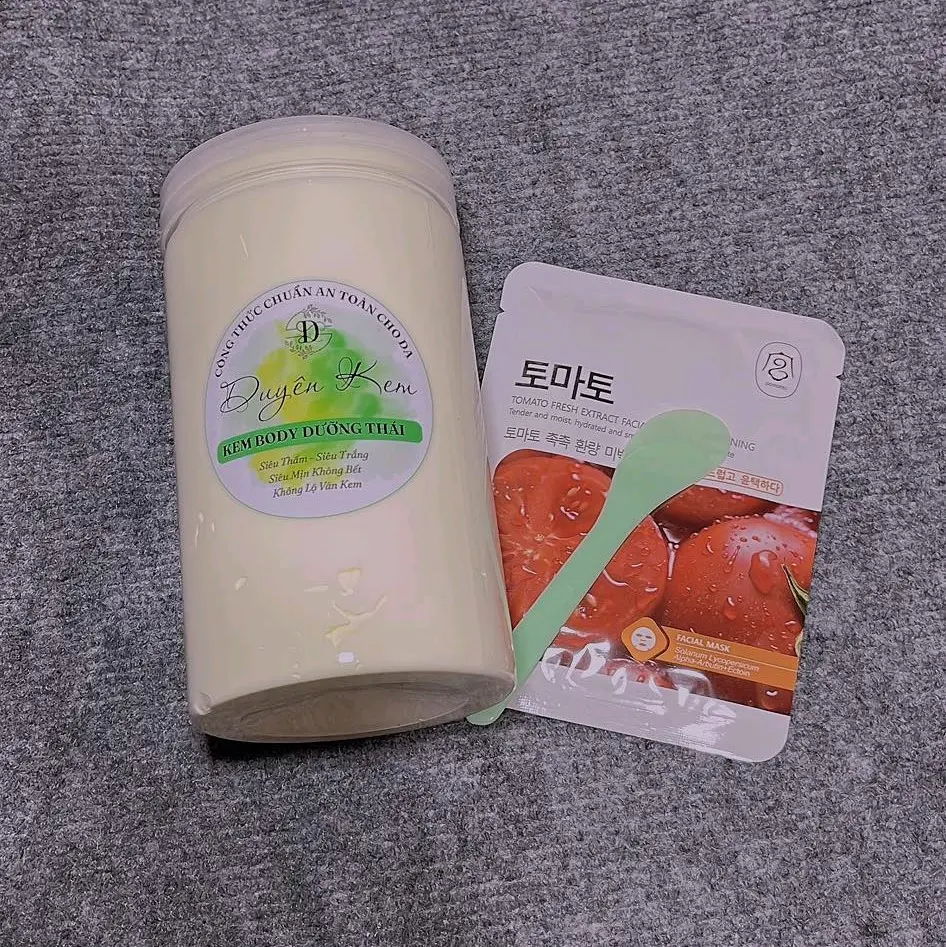 Kem Body Dưỡng Thái Xịn 1kg - Kích Trắng, Kháng Nước Cao, Maskup Thấm Nhanh