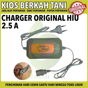 Charger HIU 12V 2,5A Aki Baterai Tangki Semprot Elektrik Cas Battery Sprayer