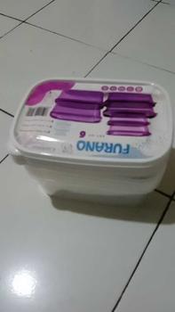 Product Review of Calista Furano Set 6 pcs Toples Food Prep Wadah Kotak Set Penyimapanan makanan Food Kontainer Set Makanan Dapur Plastik from T**H ** 1