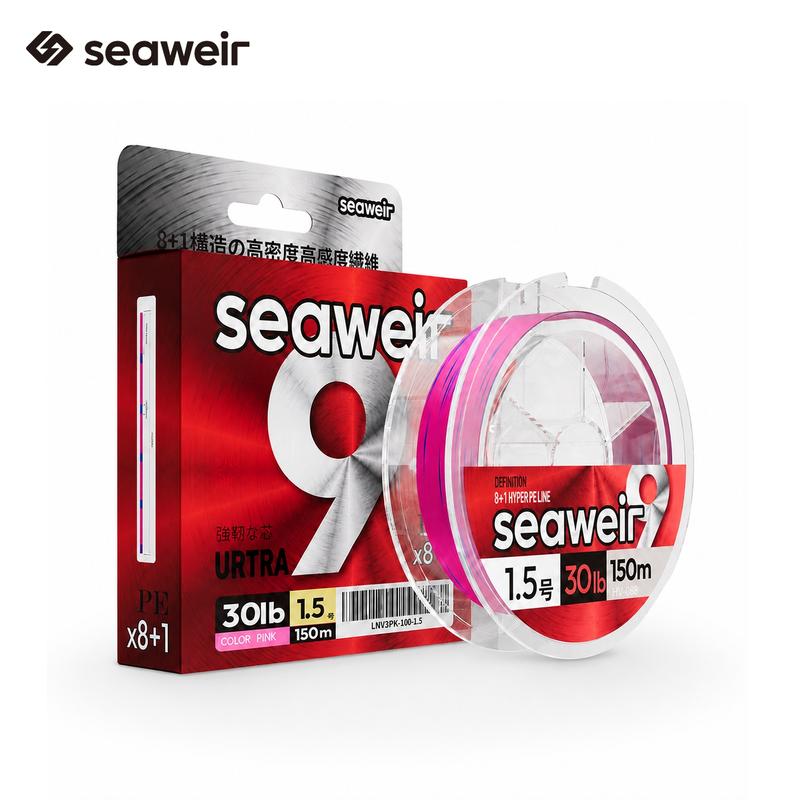 SEAWEIR V3 X9 Dây Câu PE, Dây Bện 9 Lõi, Siêu Mượt, Ném Xa, Thân Dây Tròn, Chịu…