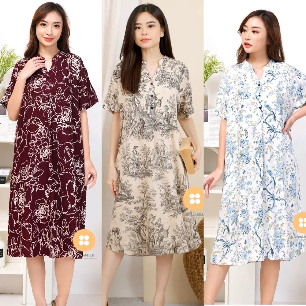 daster rayon terusan busui friendly Dress Bumil