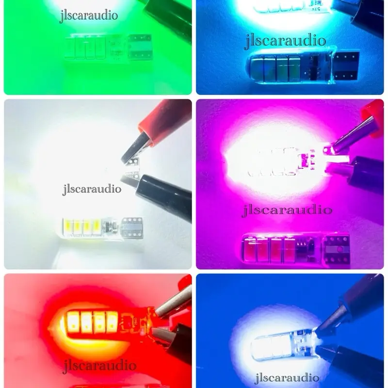 Lampu senja buss/truck T10 8led 24V nyala kedip/ Pcs