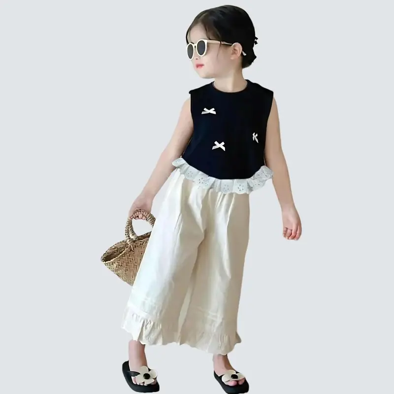 set ootd anak perempuan 1-5 tahun - setelan gemoy anak perempuan - one set baju anak fashion korean style terbaru - parsel Katun Bayi Cewek 2