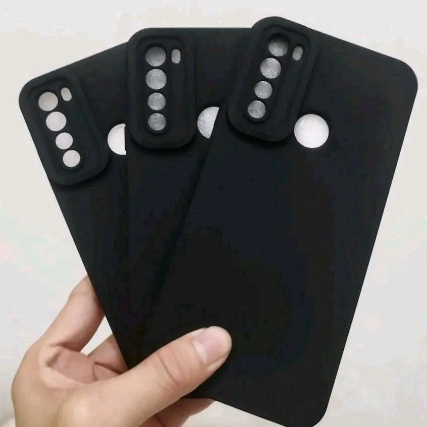 Softcase Casing Cocok untuk XIAOMI REDMI NOTE 8 Silikon Macaron Full Cover Bagus lentur+pelindung camera Protection