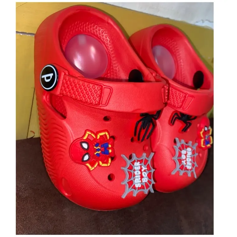 Sandal Bunyi cit-cit Baim Anak Laki-laki  Size 20-23 Terbaru/sandalbaimbunyi/sandalspiderman 1