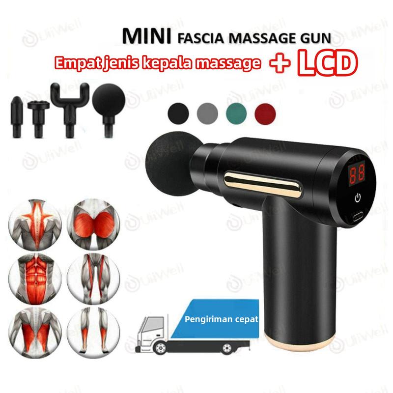 Alat pijat Elektrik/massage gun/alat pijat/electric/Alat Terapi otot Alat Relaksasi otot Fasia Muscle Massager Gun Pijat Serbaguna Pengecil 9