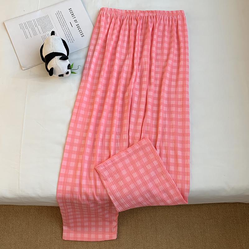Product Introduction of 20% OFF First 30 Orders Women Pajamas trousers Cool and Breathable in Summer, Korean Style, Cute Cartoon, Casual, Loose, Home-style, Outdoor-wear Trousers, Various Types, Various Patterns, One Size 40kg-70kg Pants Nightwear Loungewear 20