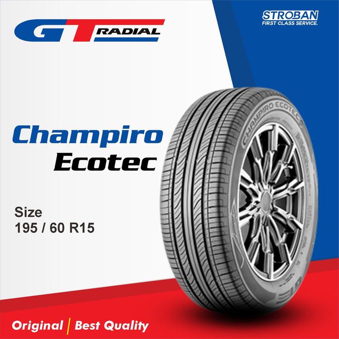 Promo [PASANG/KIRIM] Ban Luar GT Radial 195/60 R15 Champiro Ecotec ...