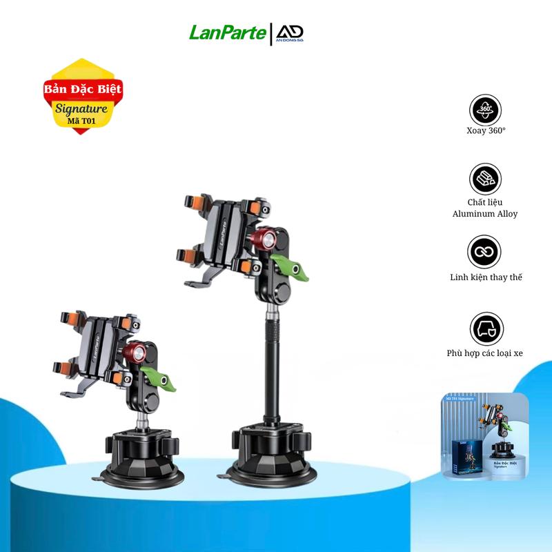 Giá đỡ điện thoại trên ô tô chính hãng Lanparte An Đông- Kẹp máy tính bảng đặt taplo trên xe hơi oto Phụ Kiện Giá Đỡ Điện Thoại Phone