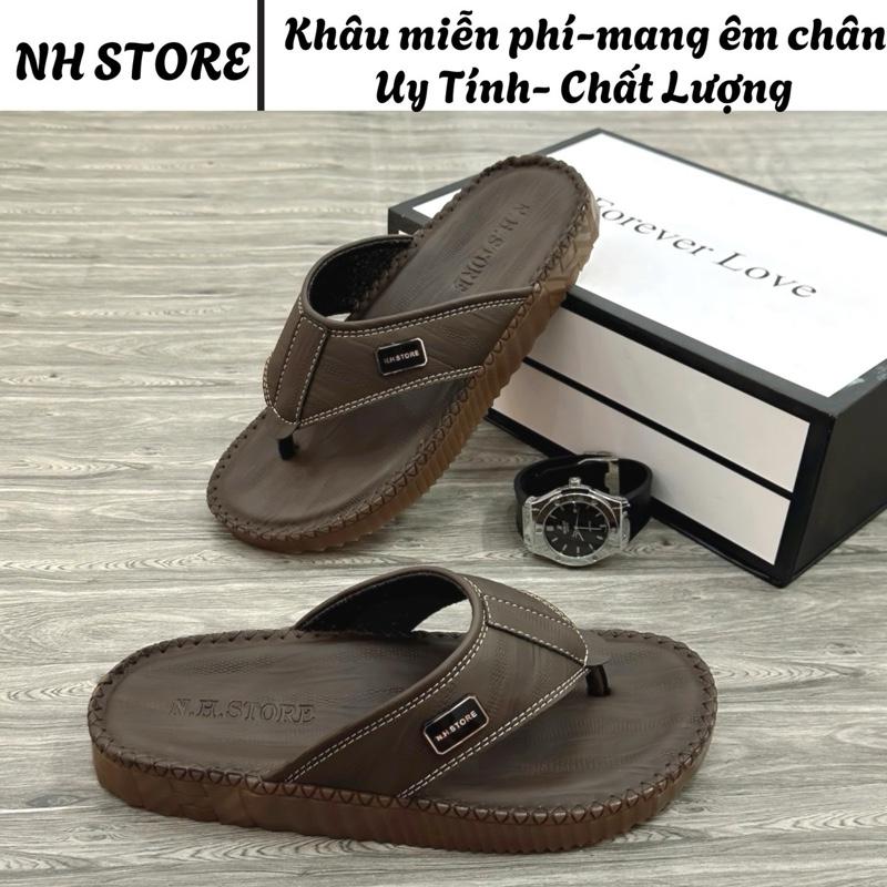 [Mẫu Mới 2025]Dép Nam Quai Kẹp Doctor Da Vân Thái, Đế Đúc Cao Su Nguyên Khối Chống Trơn Trượt, Được Khâu May Sẵn Toàn Bộ Đôi Dép Nên Rất Chắc Chắn, Có Lót Đệm Mang Êm Chân, Đi Mưa Đi Nước Vô Tư.