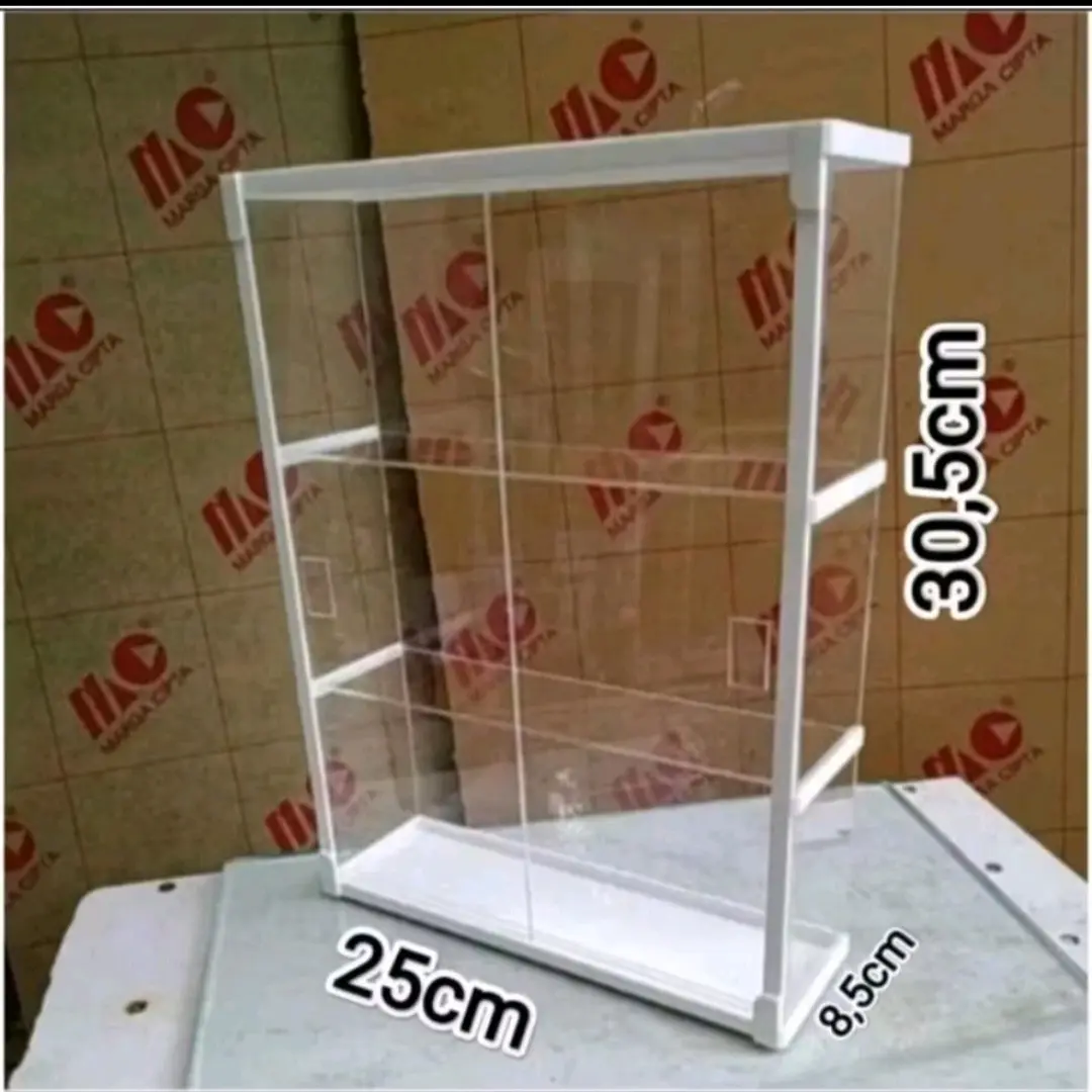 rak etalase action figure pajangan rokk kotak jualan rkk