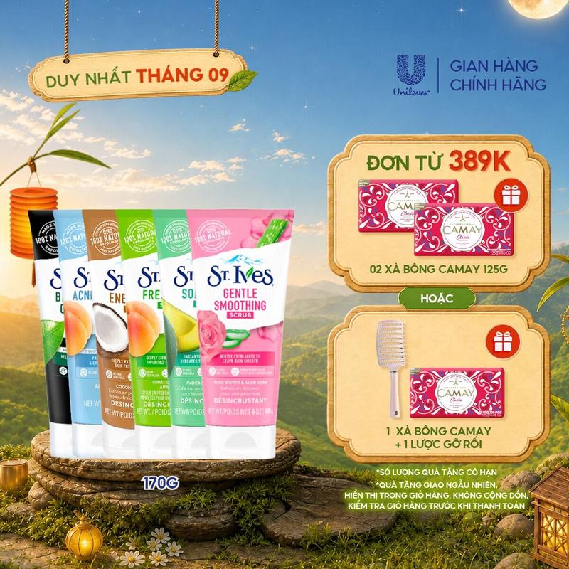 Sữa rửa mặt tẩy tế bào da chết St.Ives 170g Nữ Skincare Women Chăm Sóc Da