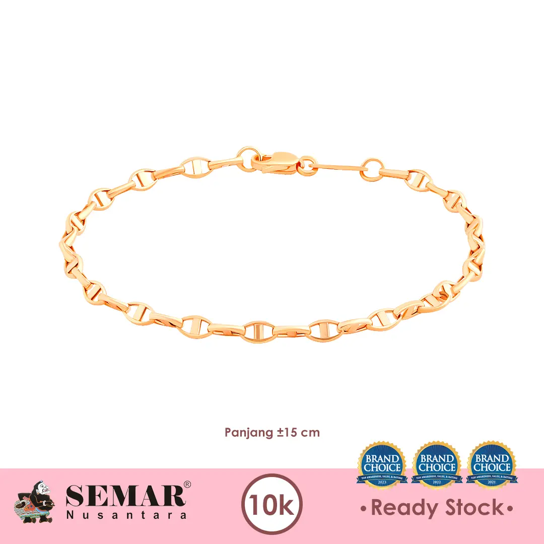 Gelang Emas Rantai Frisly Chain Gold 10K Semar Nusantara