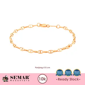 Gelang Emas Rantai Frisly Chain Gold 10K Semar Nusantara