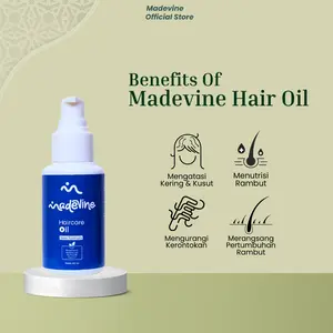 Madevine Hair Oil - Minyak Pencegah & Penumbuh Rambut Rontok Pria & Wanita
