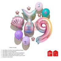 Gambar DINOSO Paket Dekorasi Mermaid Angka Jumbo 1set Balon Dekorasi Ulang Tahun Tema Purti Duyung Lucu - Paket Mermaid2 Angka 3 dari DINOSO INDONESIA Kota Administrasi Jakarta Barat 2 Tokopedia