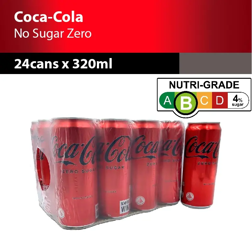 Coca-Cola Zero No Sugar 24 x 320ml