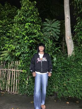 Product Review of HOODIE BOXY Menyala ZipperJAKET ZIPPER BOXY SABLON FOAMING DAN AKSEN MENYALA BLACK PING PRIA WANITA Unisex Hitam Sweater Santai from S**⚡ 1