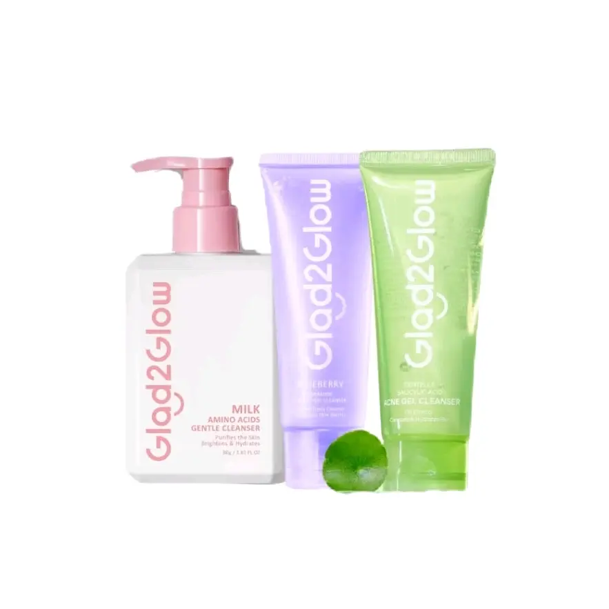 GLAD2GLOW Facial Cleanser Series