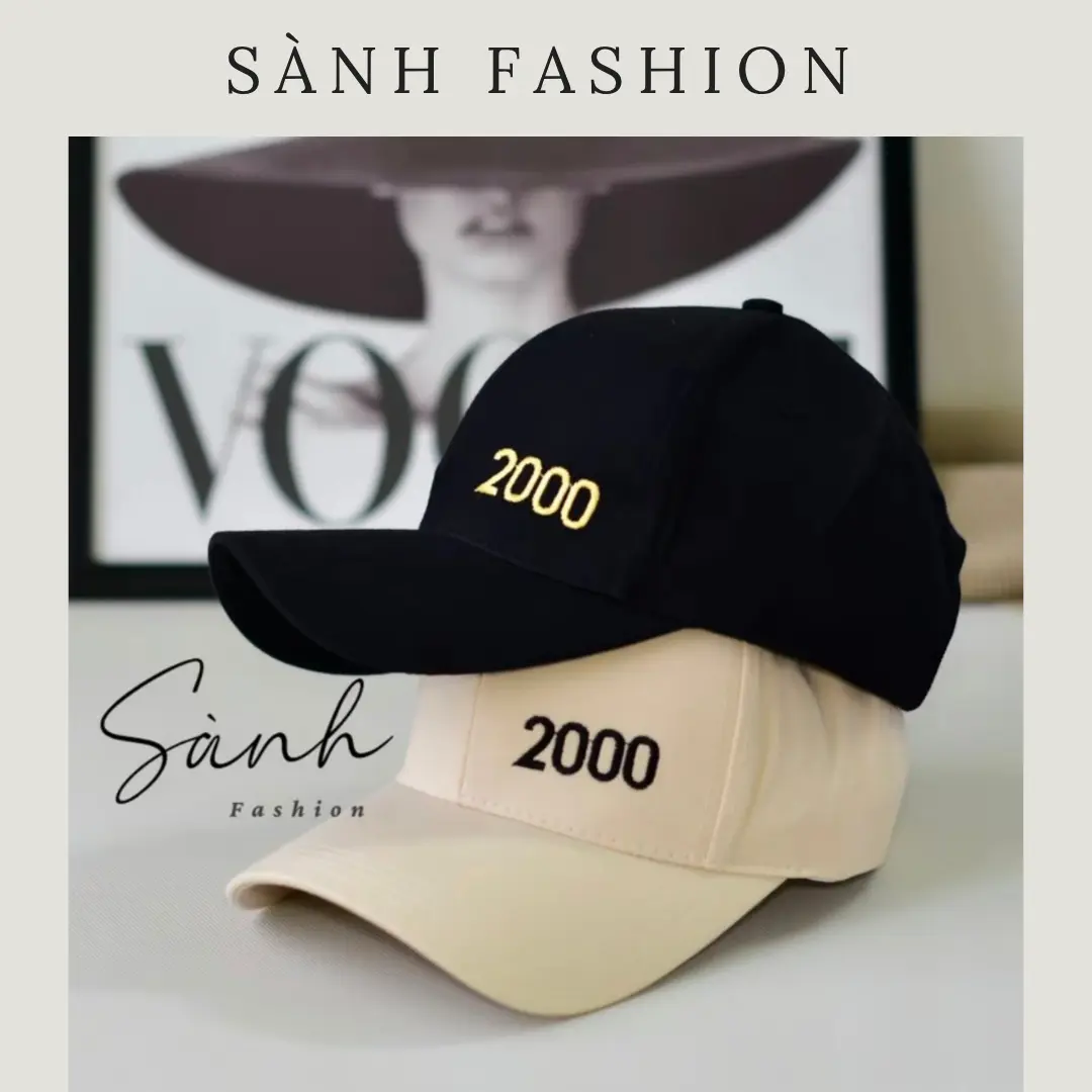 Mũ lưỡi trai thêu năm sinh từ 1980 - 2020 chất kaki form unisex nam nữ_sanhfashion Cap