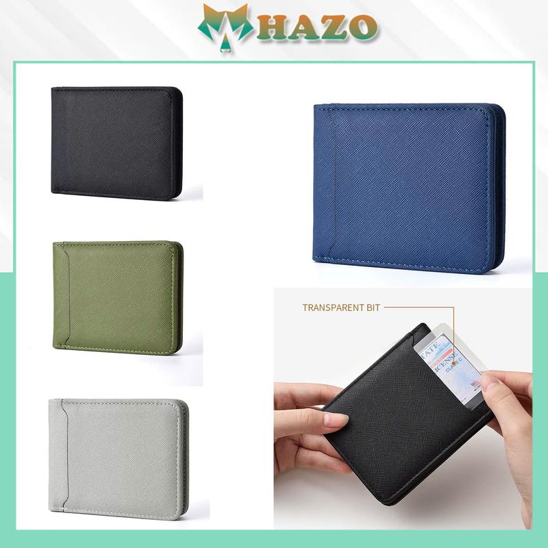 Ví Nam Cầm tay Dáng ngang có ngăn đựng thẻ Ngoài Hiện đại V657 Da Xước Bền Bỉ Kiểu dáng Hàn Quốc