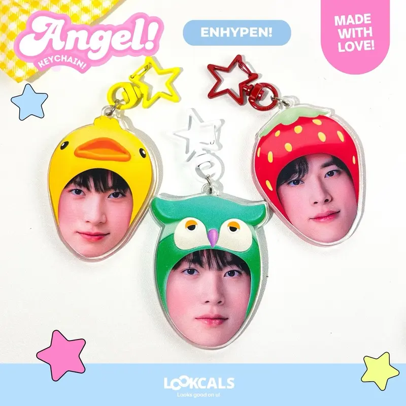 KEYCHAIN Angl Version ENHYPEN – Gantungan Kunci Eksklusif untuk ENGENE | Aesthetic & Limited Edition 5